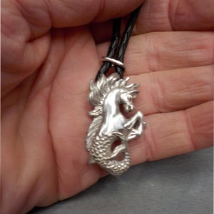 Sterling Silver Hippocampus Pendant