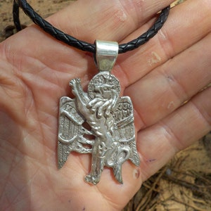 Sterling Celtic St. Mark the Lion Pendant
