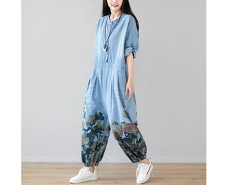 floral dungarees womens