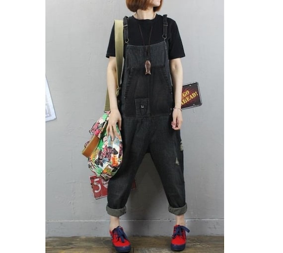 Ripped sales overalls women's
