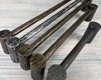Rustikale Schubladengriffe aus Schmiedeeisen: Vintage-inspirierte Metallteile für die Möbelrestaurierung