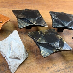Rustic Industrial Drawer Pulls: Minimalist Box Knobs for Modern Loft Cabinets & Furniture