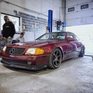 MR129 - Brabus-Inspired Front Lip for Mercedes R129 (1989-1995) – Pre-Facelift Models for 300SL 500SL 600SL SL320 SL500 SL600 PFL