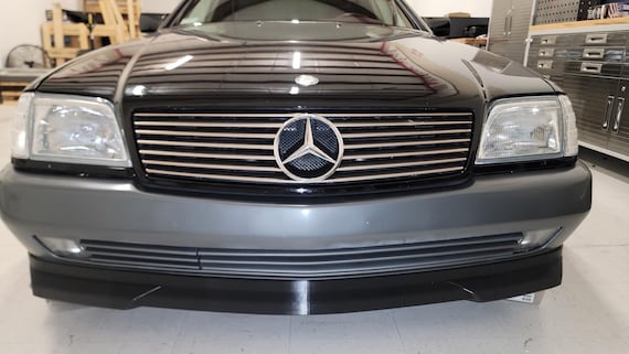 R129 Mercedes 1990-1995 Front Chin Lip Spoiler Kit - Style A for