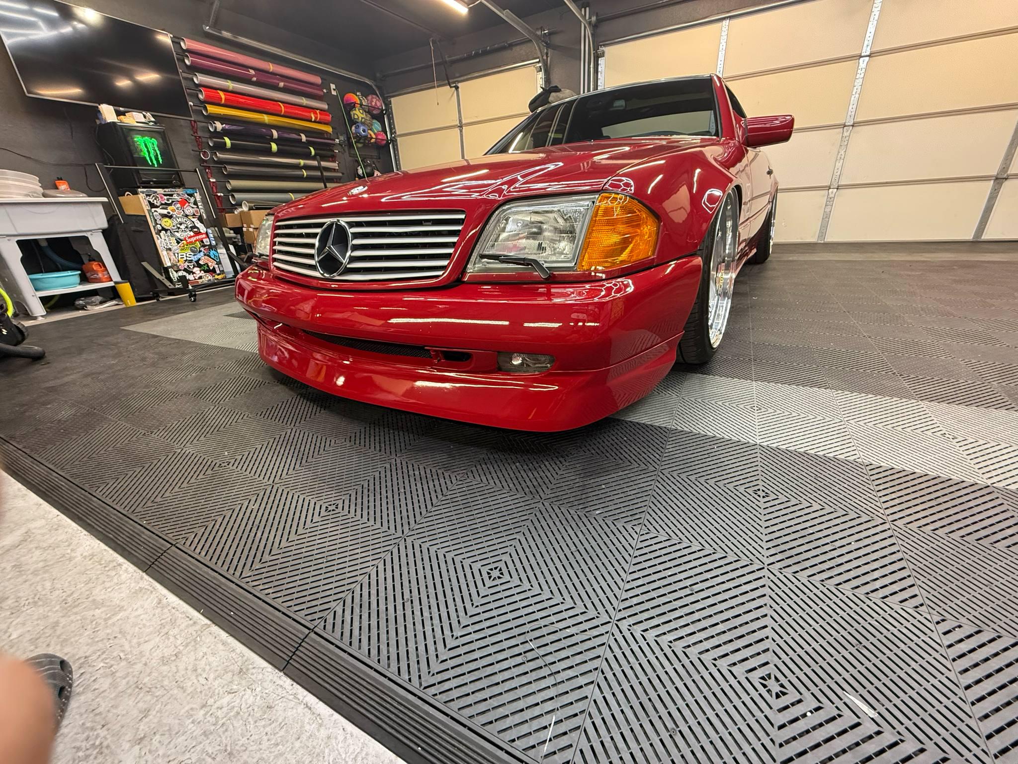 メルセデスベンツ SL r129？　リップスポイラー FLS-A Front Chin Lip Spoiler for R129 Mercedes 1996-2002 Sport