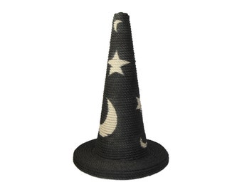 The Wizard's Hat: Magic Edition - Grand poteau à gratter pour chat en sisal fait à la main - Choisissez votre couleur préférée