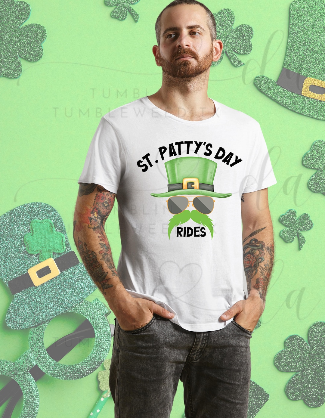 St. Patty's Day Moustache Ride PNG Moustache Ride Png Green Moustache ...