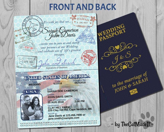 passport wedding invitation wedding invitation passport etsy passport invitation