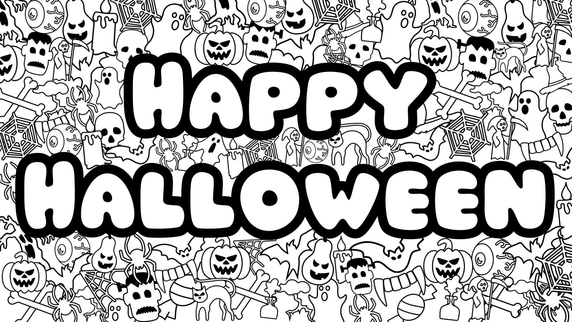 Halloween Collaborative Coloring Poster, Halloween Poster, Bulletin ...