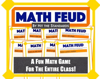 Faida matematica Gioco Gruppo Attività matematica Apprendimento Scuola Download digitale istantaneo Risorsa stampabile Bambini Studenti Aula Ritorno a scuola