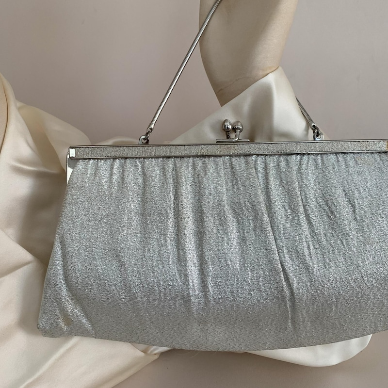 Silver Clutch Bag Etsy — free download