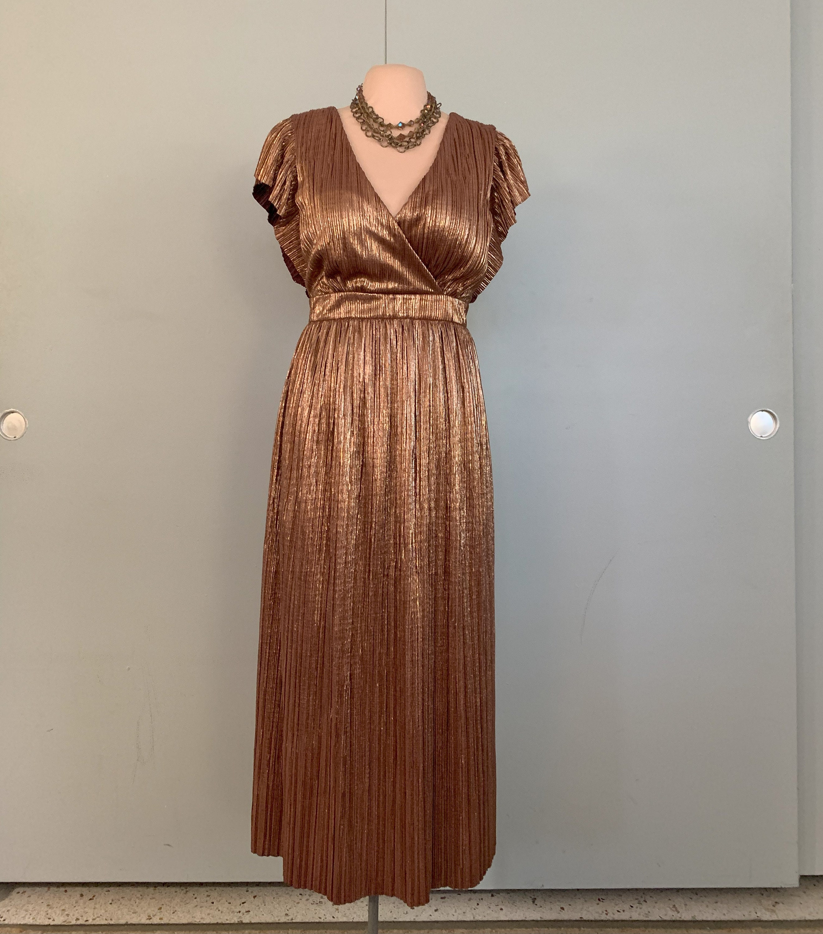Gold Empire Gown - Etsy Gold Empire Gown - Etsy
