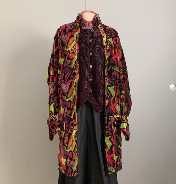 Vintage Costume Tailcoat Psychedelic Hamilton Sty… - image 1