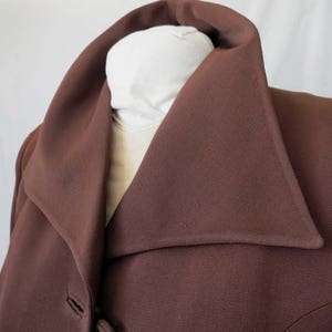 1940’s War Time Suit Jacket Cinnamon Brown Lauren Bacall Style