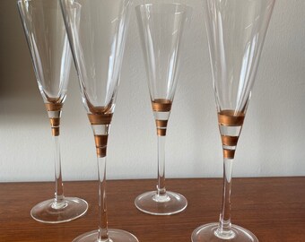 Champaign flutes - set of 4