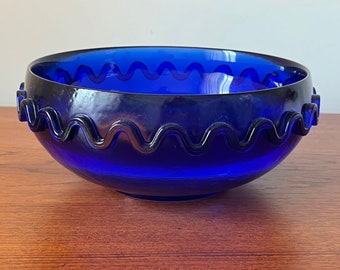 Vintage Murano Glass Squiggle Bowl