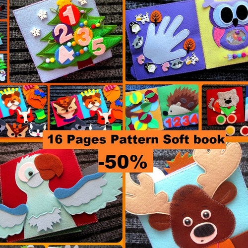 PDF Pattern & Tutorial Quiet Busy Educational Book Page Etsy