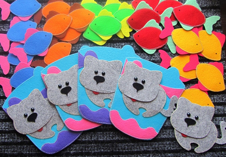 FISHING Felt Game PDF Pattern Felt Fish PDF Etsy