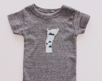 Vermont Baby Bodysuit - Mountains