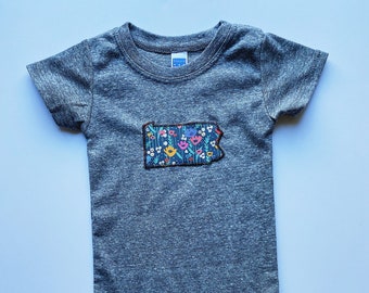 Pennsylvania Baby Bodysuit - Wildflower