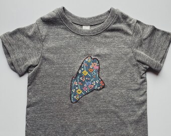 Maine Toddler Tee - Grey