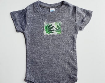 Oregon Baby Bodysuit - Cannabis