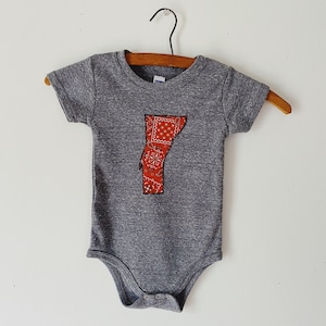 Vermont Baby Bodysuit - Bandana