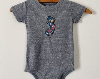 New Jersey Baby Bodysuit - Wildflower