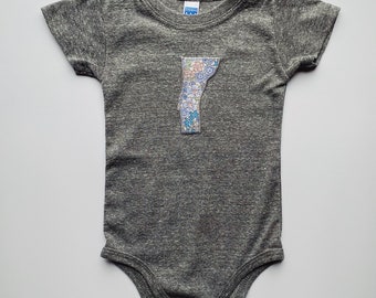 Vermont Baby Bodysuit - Floral