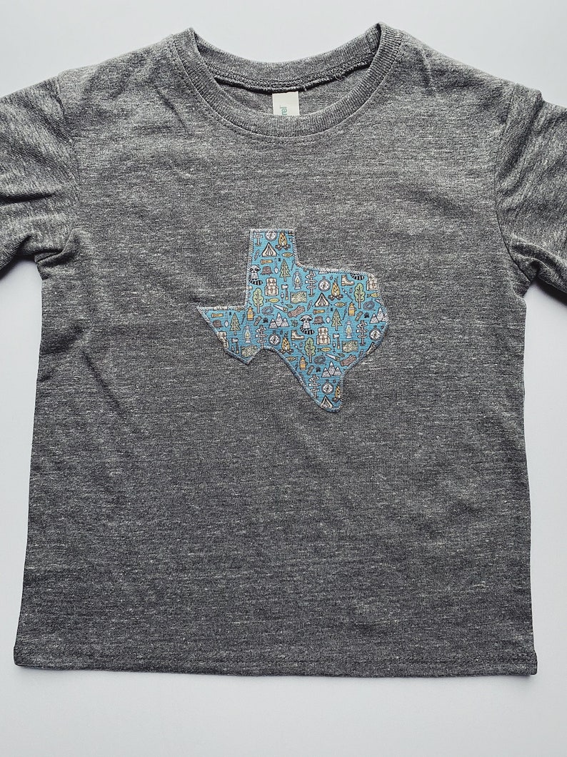 Texas Toddler Tee Grey image 2