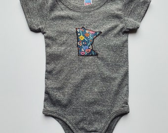 Minnesota Baby Bodysuit - Wildflower