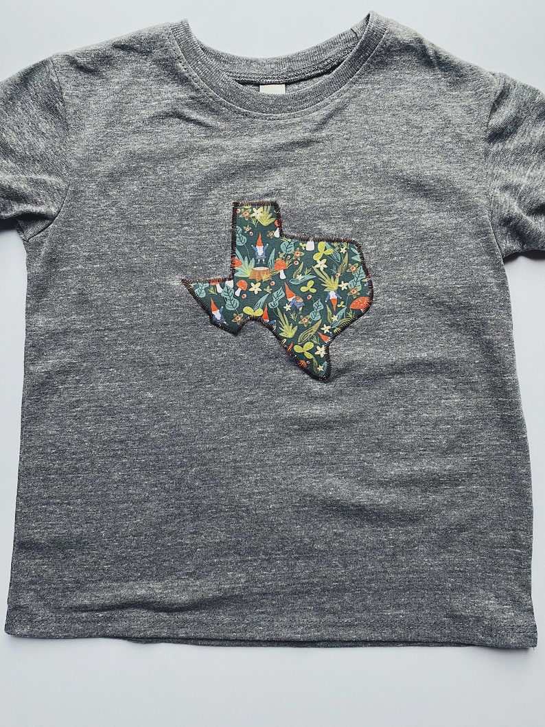 Texas Toddler Tee Grey image 3