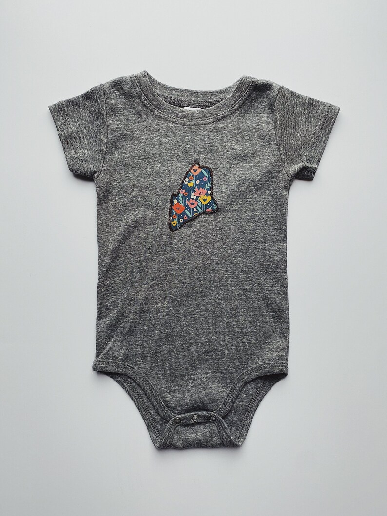 Maine Baby Bodysuit Wildflower image 1