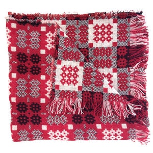 Welsh Tapestry Woollen Throw - Choose From 10 Different Colours ...