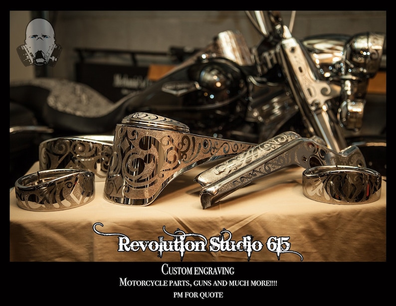 Custom Engraved Motorcycle Parts Etsy Australia