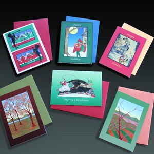 Vacances et Collection de carte de voeux d’automne