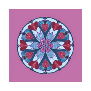 Cuori e petali Greeting Card