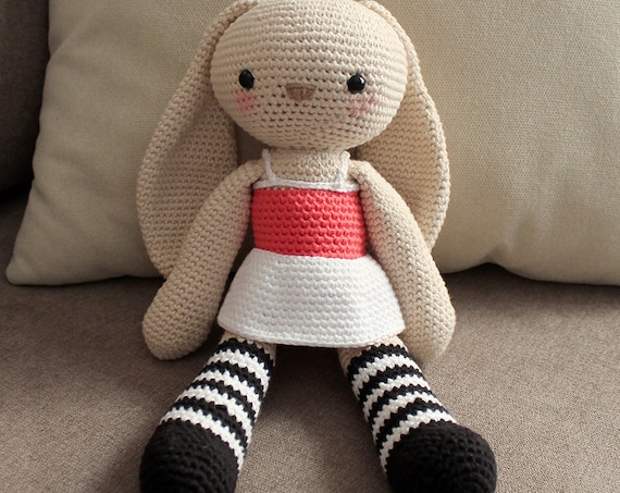 Big Bunny - Soft Toys. Amigurumi Pattern PDF.