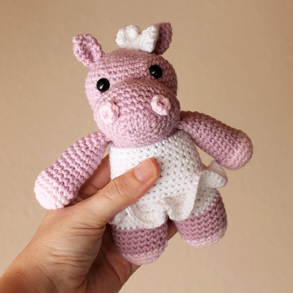 Hippo - Animalius. Crochet Doll, Amigurumi Toy, Crocheting, Made to Order, Animal Crochet, Cute Children Gift, Nursery Doll, DIY, Art Crafts