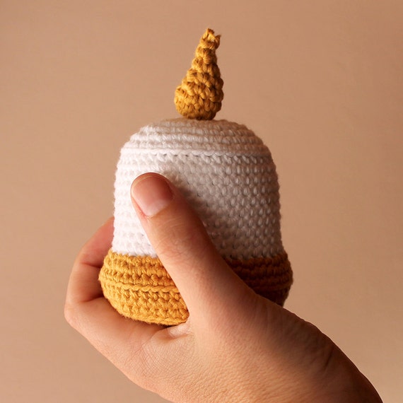 Candles - Christmas Toys. Made to Order, Decorative Art, Crochet, Cute Gift, Lovely Home Decor, DIY, Winter Crafts, Handmade, Amigurumi Toy