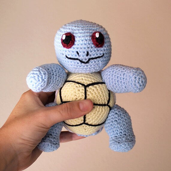 Squirtle - Pokemon. Amigurumi Toy, Blue Animal Toy, Geek Crochet, Cute Children Gift, DIY, Crafts, Crochet Doll, Made to Order, Art Crafts