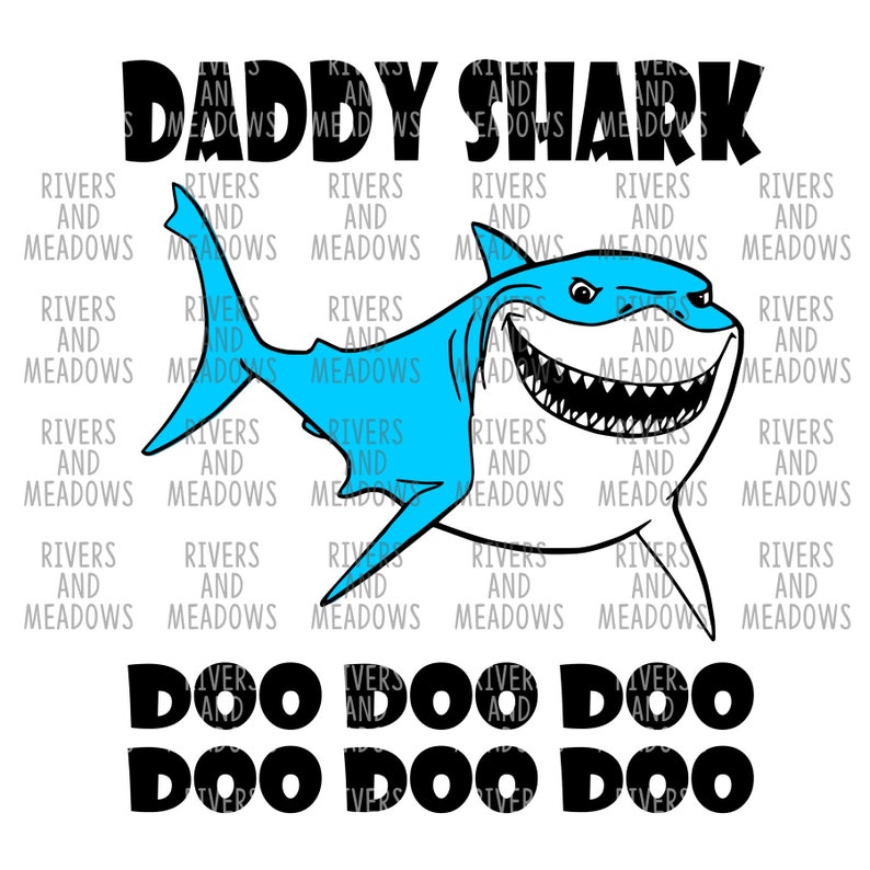 Download Daddy Shark SVG Digital Download printable baby shark cut ...