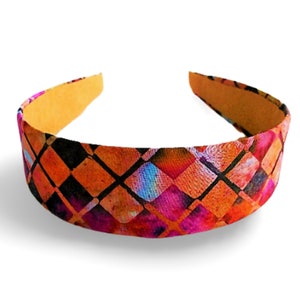 New Purple batik Design Headband, hair bands, headband, handmade, gifts,hair accessories, barrette,headbands, clothing