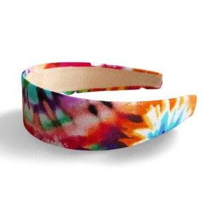 Artistic Batik Cotton Headband: Boho Hair Accessory