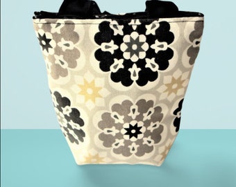 Floral Cotton Crossbody Bag: Handmade Cell Phone Pouch
