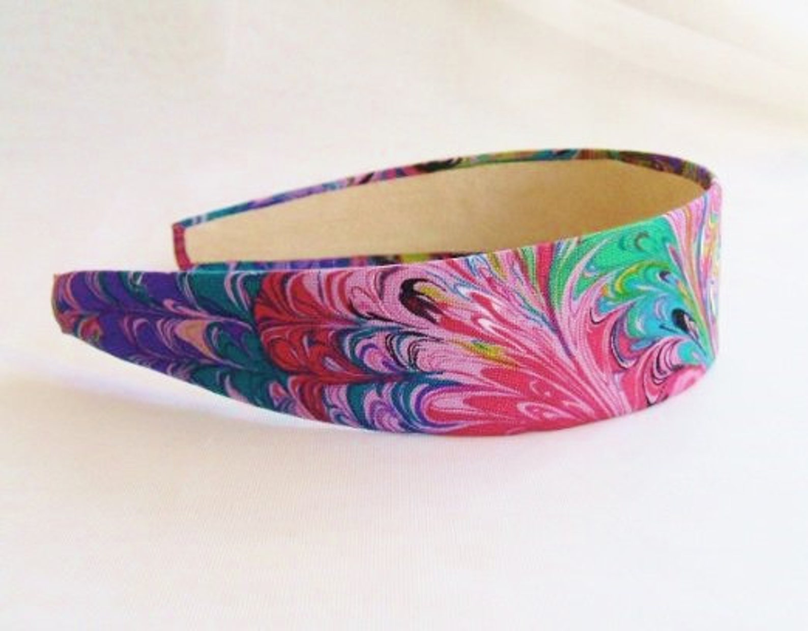 Fun Feather Purple Headband Hair Bands Headband Women Etsy