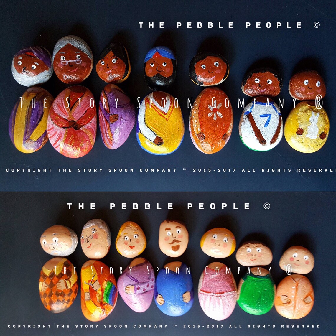 The Pebble People Small world childrens toy waldorf Etsy