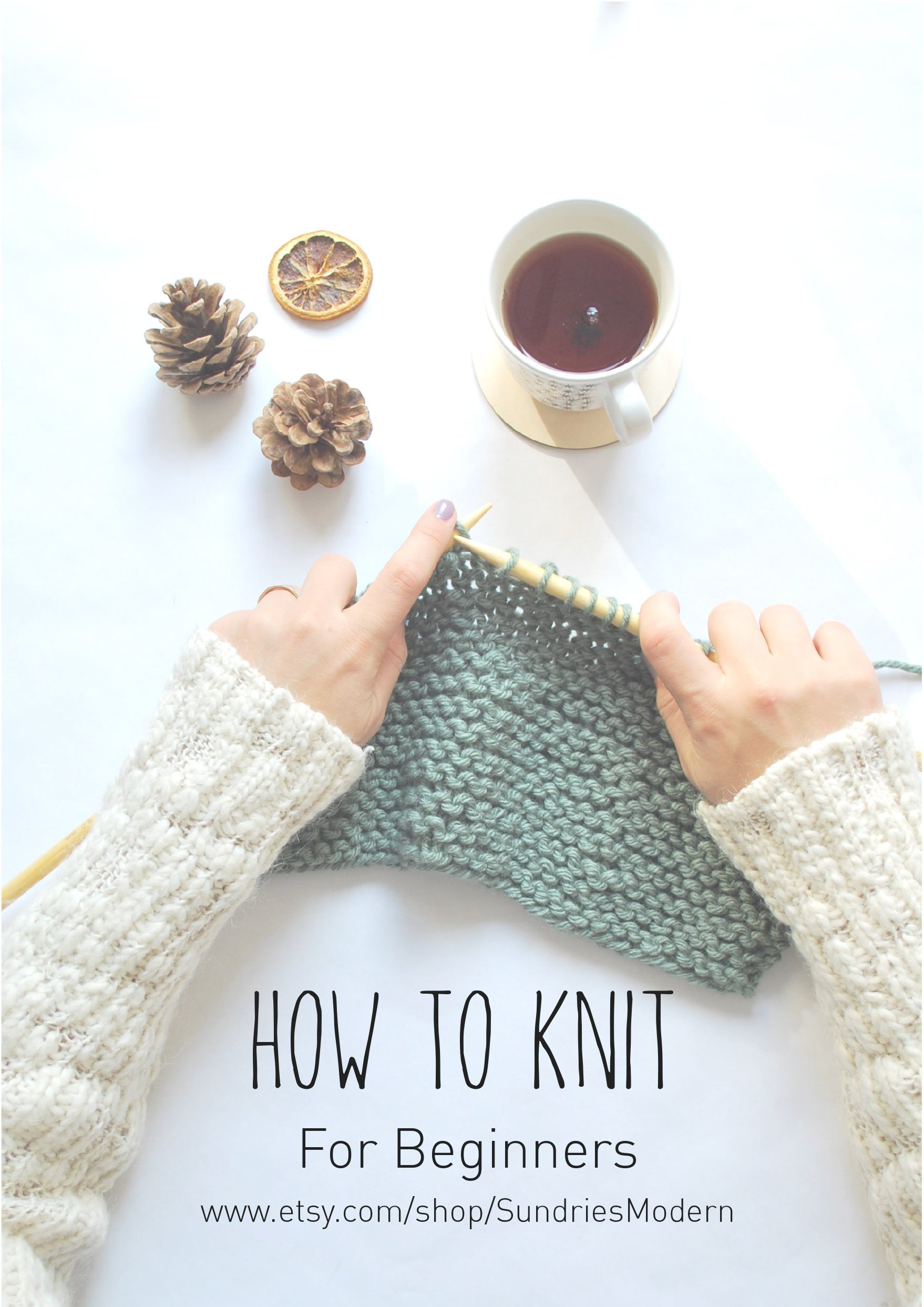 BEGINNERS KNITTING KIT, Beginners Simple Quick Knitting Pattern, Chunky  Knit Headband Diy, Easy Knitting Project Kit, Complete Knit Kit 