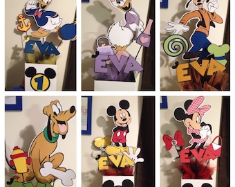Disney Characters centerpieces