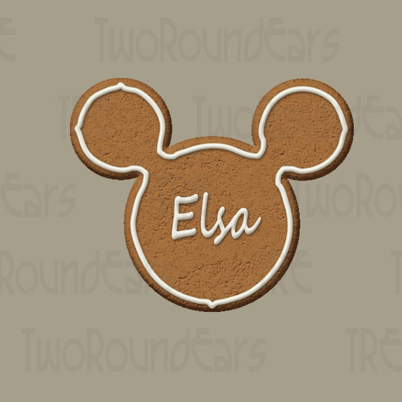 Disney Cruise Personalized Gingerbread Cookie Magnets